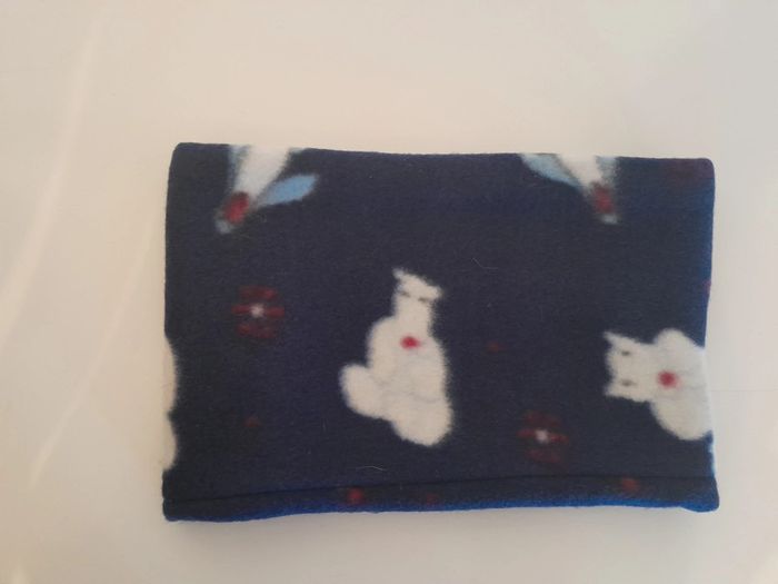 Tour de coup snood polaire bleu marine fille 6-10ans - photo numéro 2