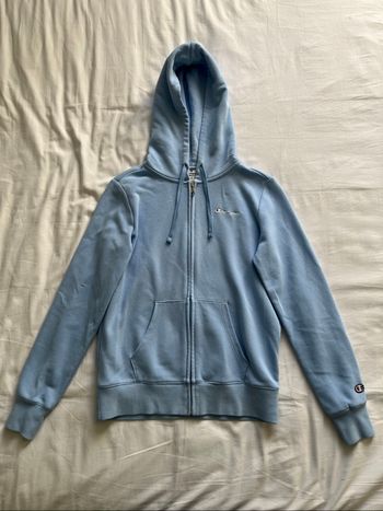 Veste à capuche champion bleu ciel