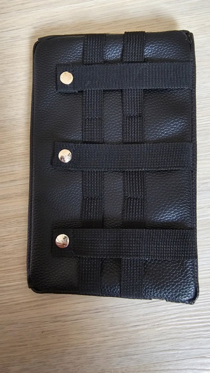 Pochette cabaia noire simili cuir - photo numéro 2