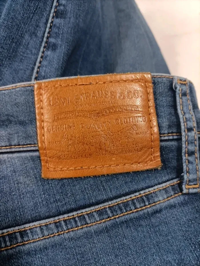 Jean Levi's taille haute slim - Levis Mile High Super Skinny - taille 27 A156 - photo numéro 5
