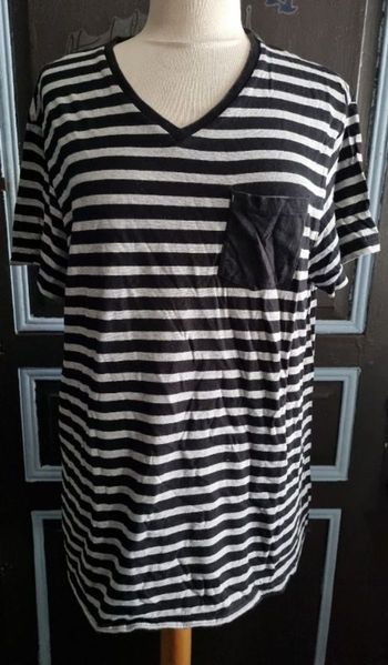 T-shirt à rayures style Marin taille 2xl In Extenso