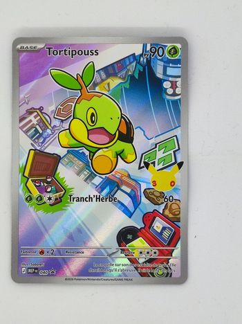 Carte promo pokémon MEP fr 040 tortipouss