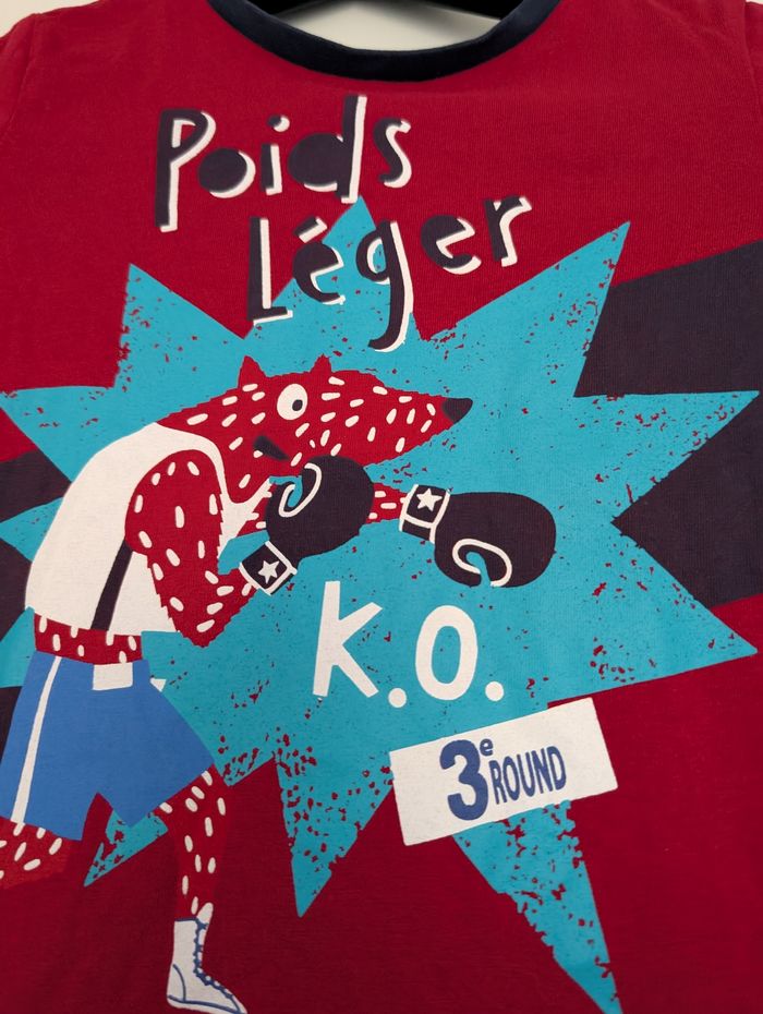 T-shirt motif boxe Du Pareil au Même (DPAM) 5 ans - photo numéro 3
