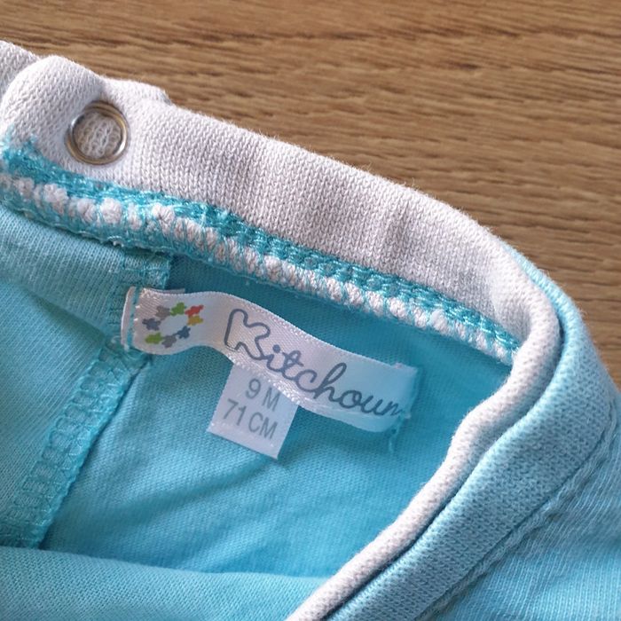 💚 Tee-shirt MC 9 mois Kitchoun #emyfleury_9moisgarçon - photo numéro 3