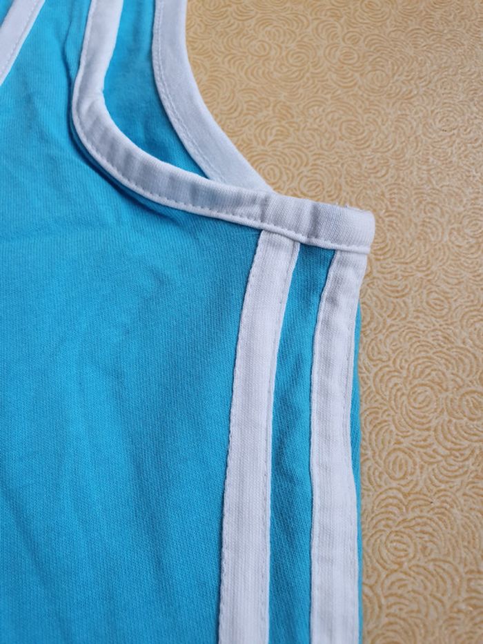 Débardeur bleu adidas - photo numéro 2