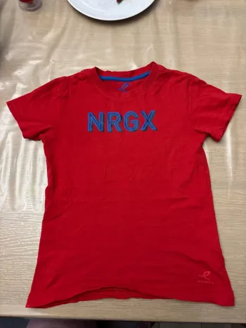 T-shirt rouge, NRGX 10ans