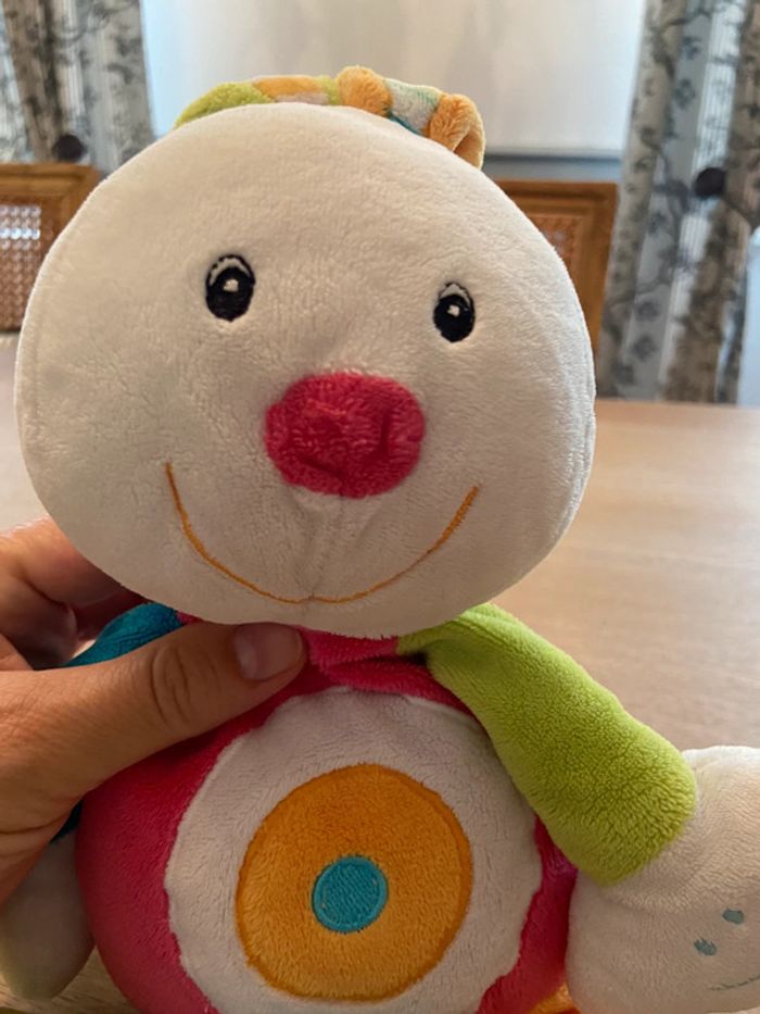 Lapin coloré en velours BabySun - photo numéro 6