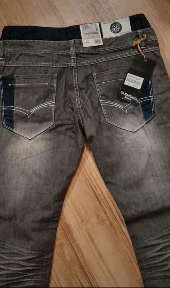 Jeans bi color us marshall T.38/40 ! - photo numéro 4