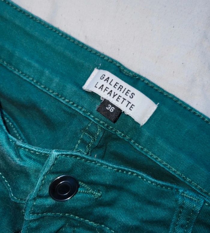 Pantalon vert galerie lafayette 36 - photo numéro 6