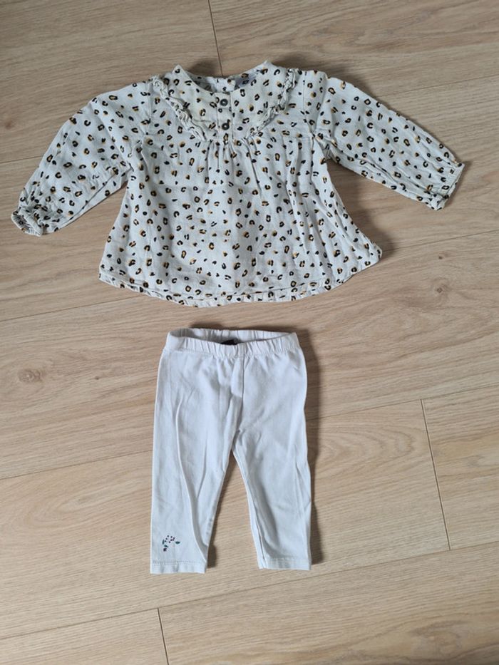 Blouse et legging sergent major 6 mois - photo numéro 2