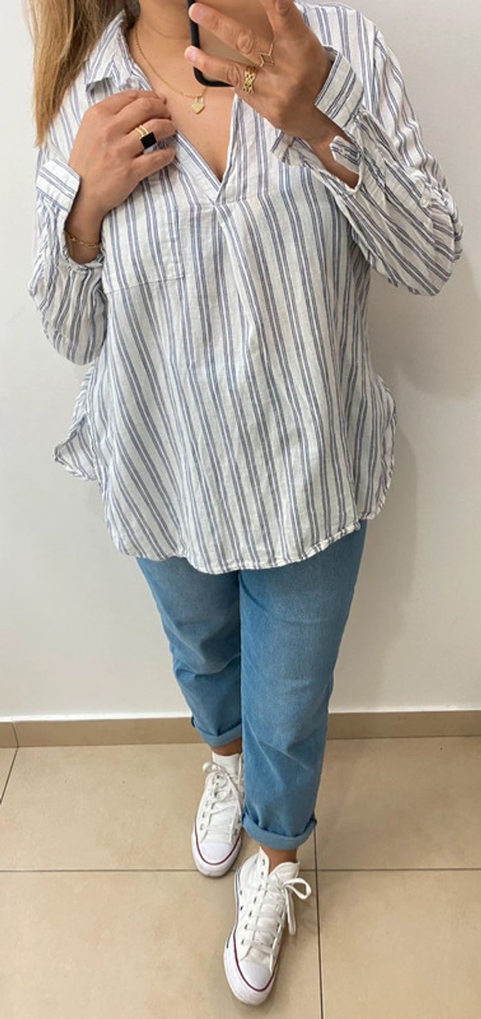 Blouse A Rayures Taille 40 - photo numéro 5