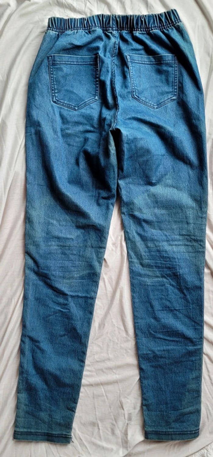 Jean bleu Calzedonia Taille S écussons sequins - photo numéro 10