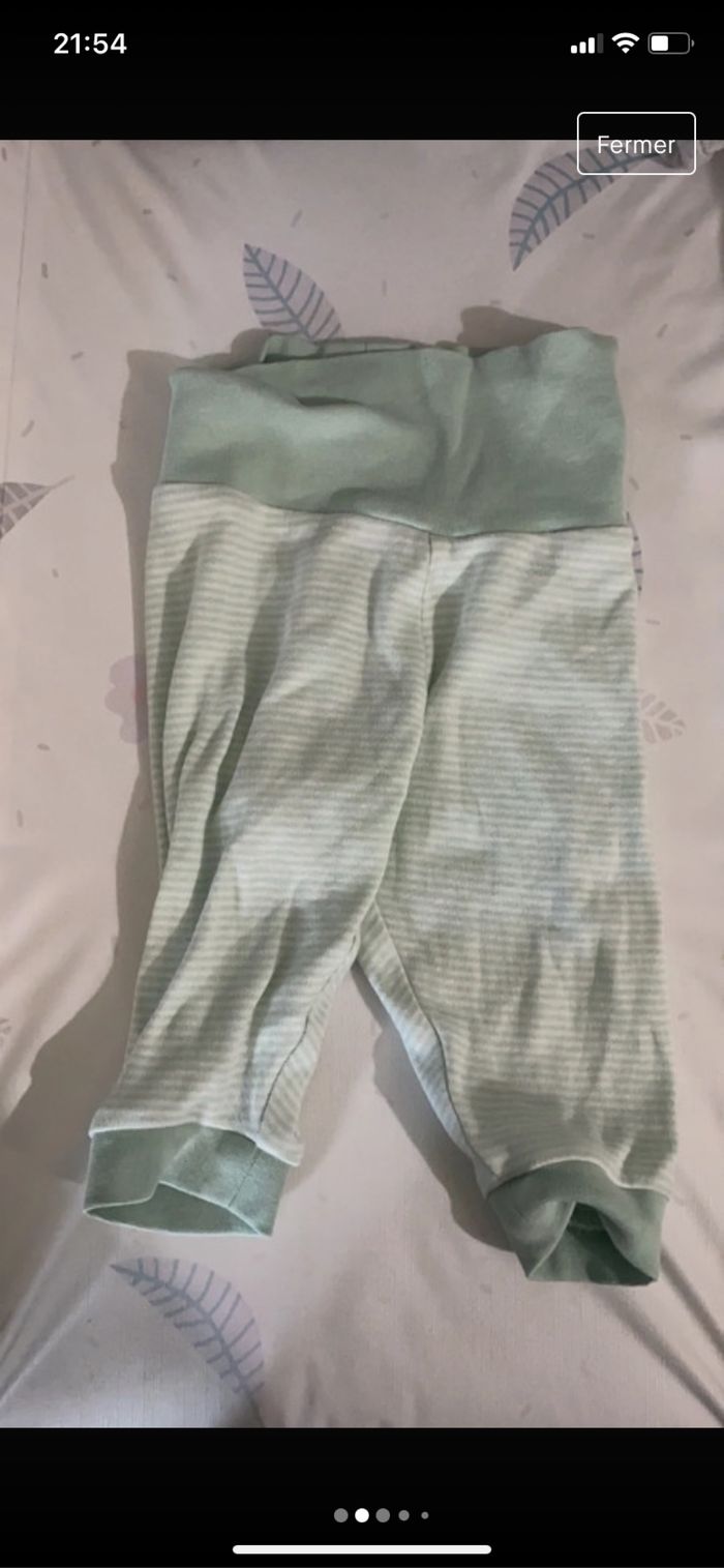 Lot de 5 pantalons 3-6 mois 62 cm - photo numéro 2