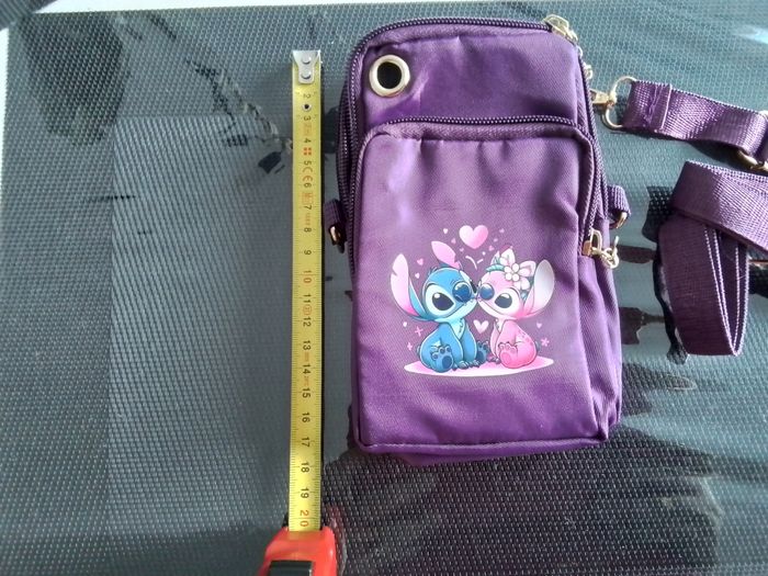 Sac bandoulière  enfant  stitch - photo numéro 2