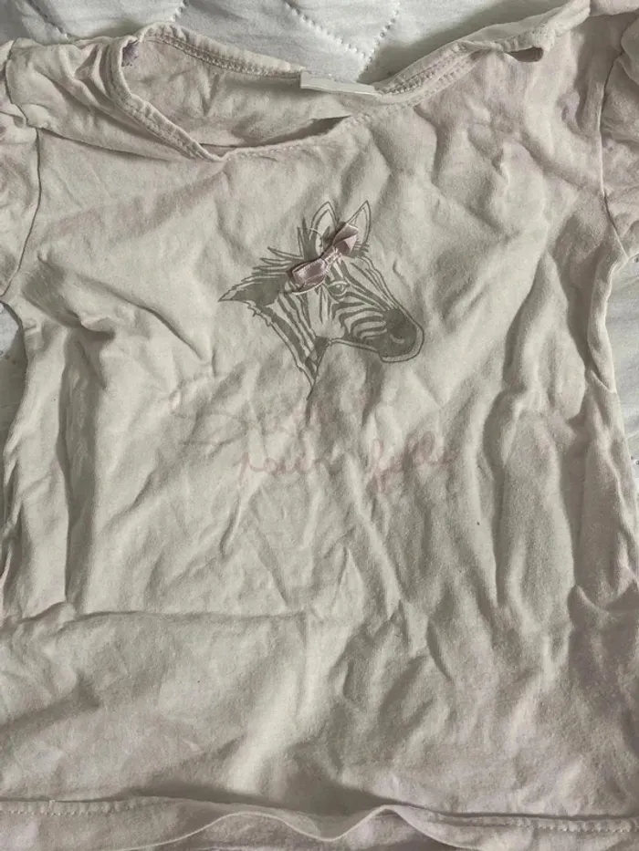 T shirt licorne taille 2-3ans marque kokinou - photo numéro 2