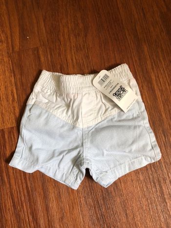 Short bleu et blanc 6 mois TAO