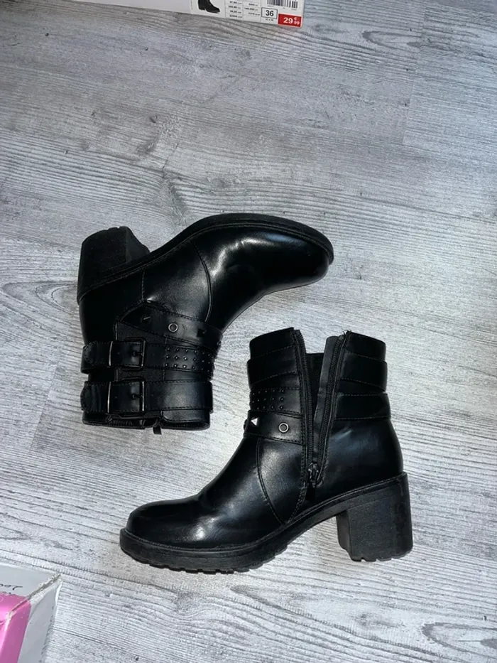 bottine noir