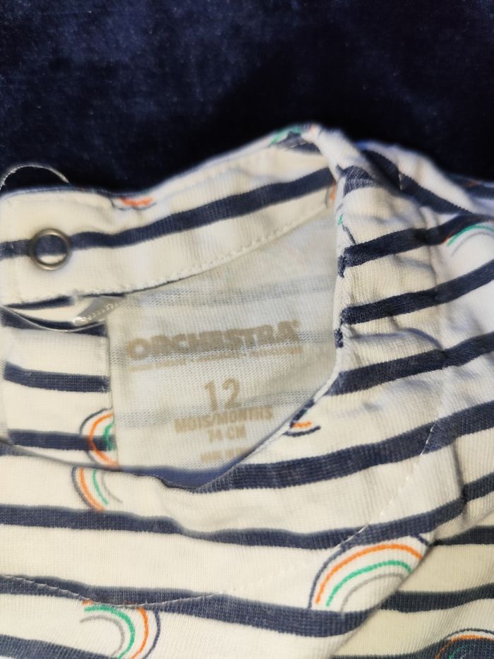 T shirt manches longues, pull fin orchestra 12 mois - photo numéro 2