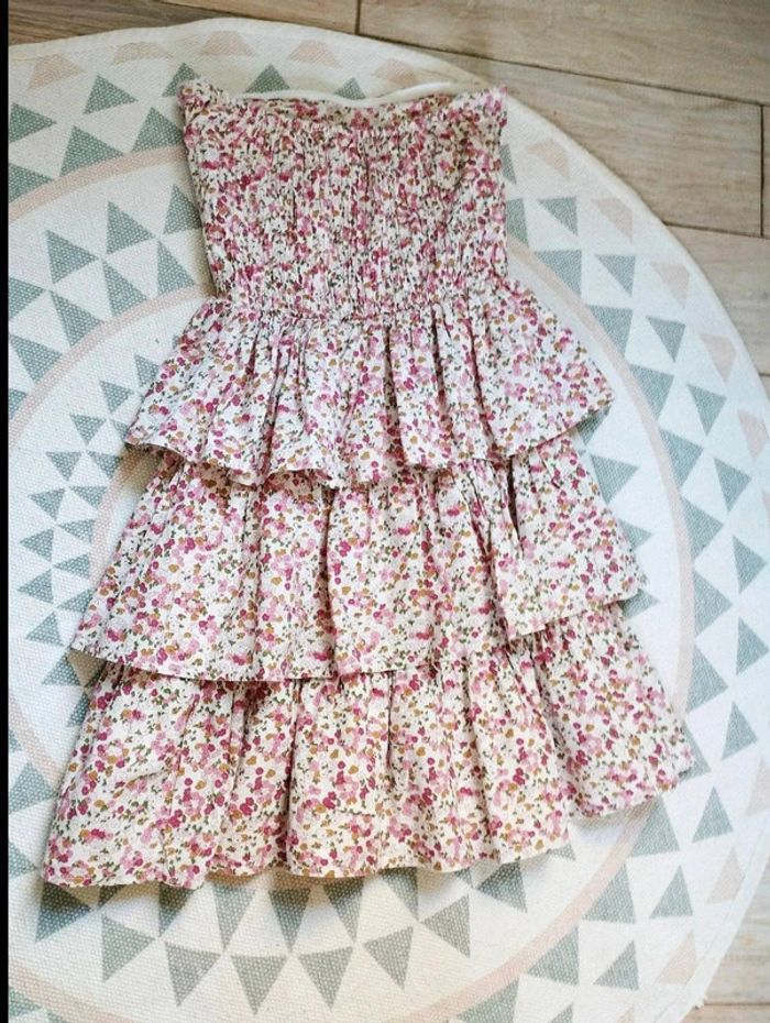 Robe bustier fleurie - Pimkie - Vintage  S = 34 - Très Bon État - photo numéro 15