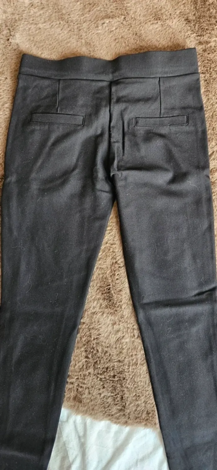 Pantalon skinny ceintré noir taille 36 - photo numéro 3