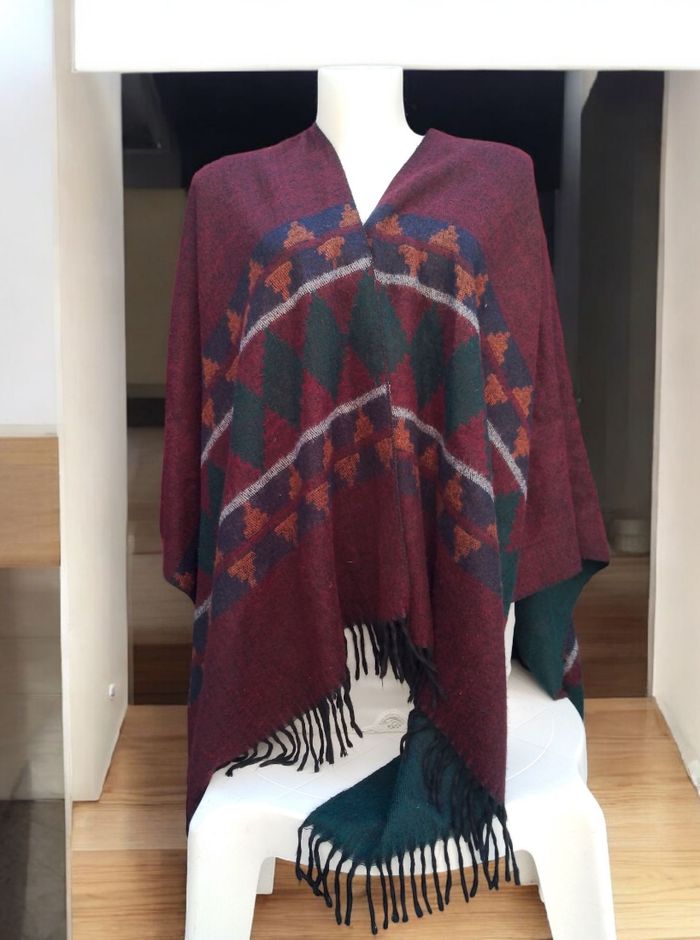 Grand châle vintage