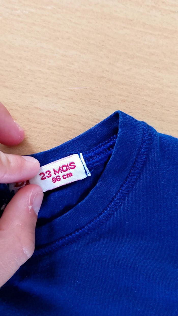#manu_7896garcon2ans t shirt manches longues - photo numéro 5