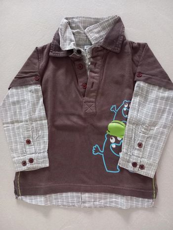 Polo manche longue