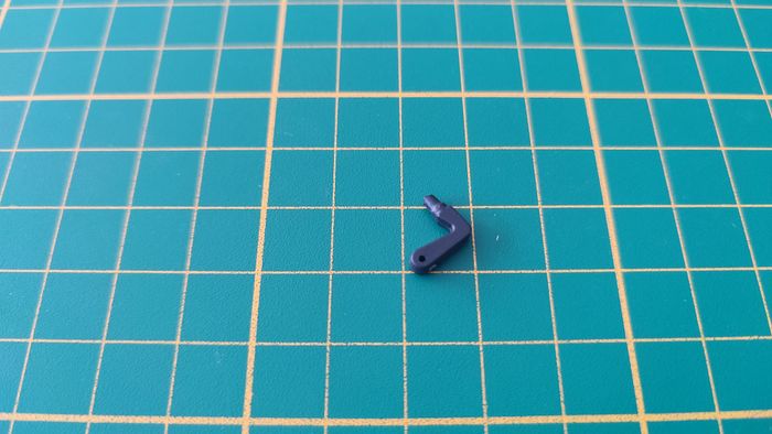 Bras du rétroviseur 98D pièce détachée Porsche 911 Carrera RS 2.7 1/8 1/8ème Altaya #B37