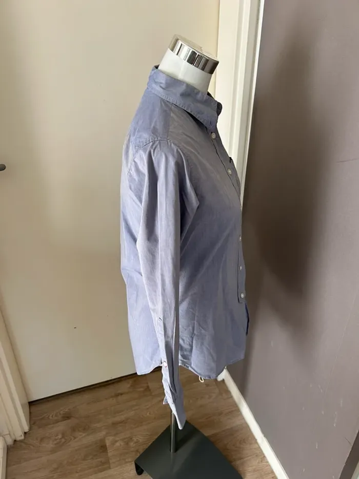 Inès de la Fressange by Uniqlo, chemise bleue femme, taille 38/M - photo numéro 4