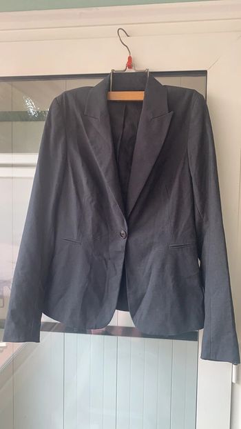 Veste tailleur femme gris