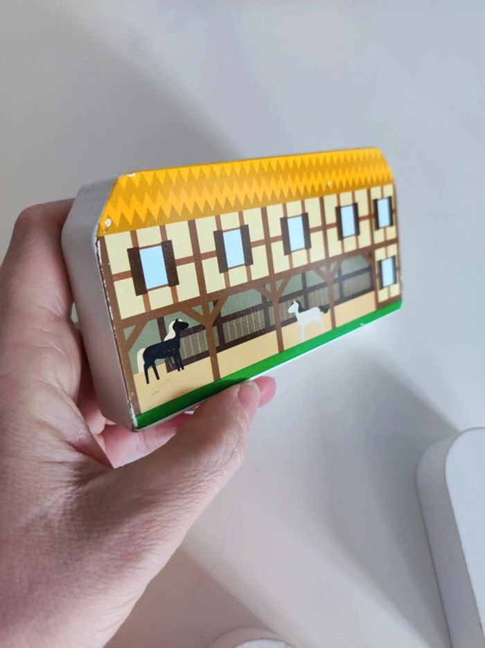 Ser 4 jouet bois ecurie equestre Melissa & Doug - photo numéro 4