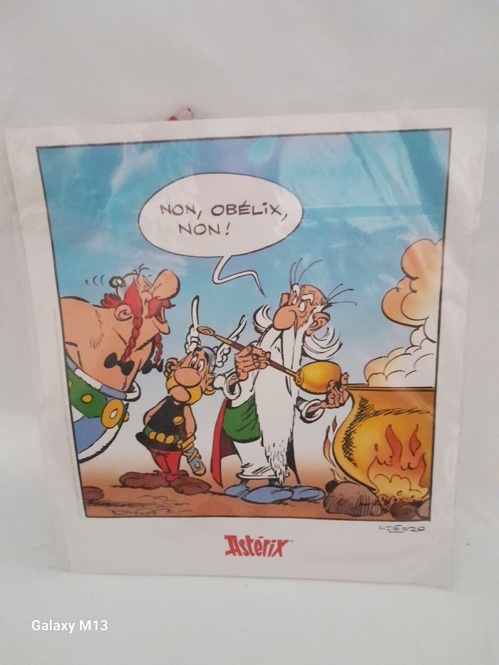 Affiche Astérix sous blister
