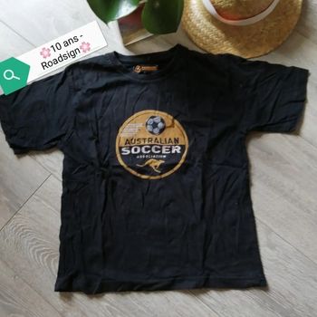 🌸Tee shirt noir Australia Taille 10 ans "Roadsign" 🌸