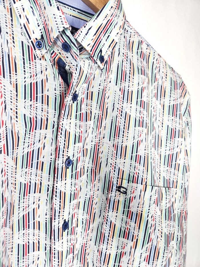 Chemise Giordano à motif coloré - Taille M - photo numéro 2