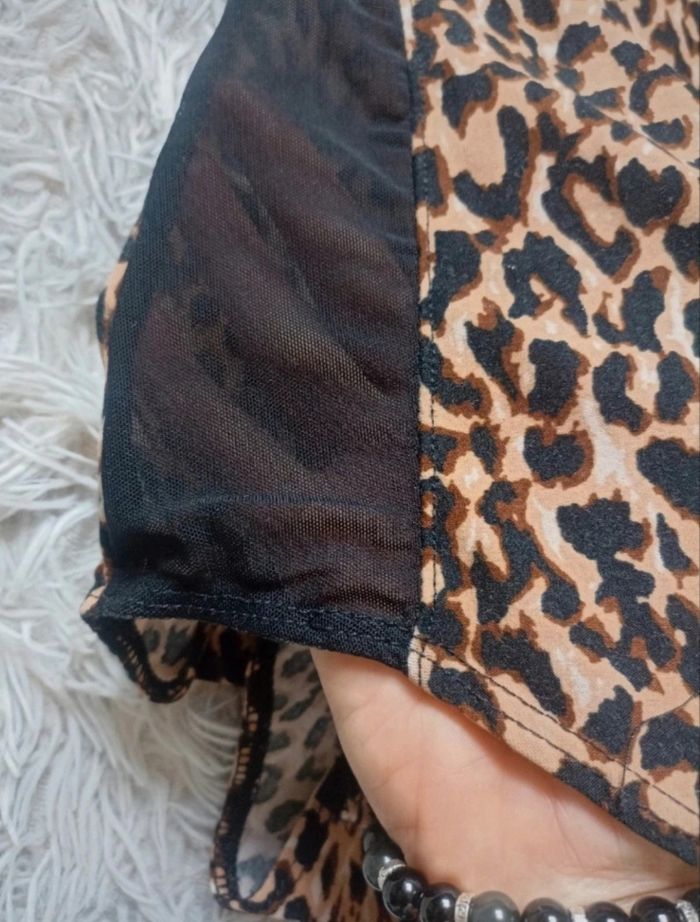 Bodie femme taille S/36 léopard et dentelle bisous' project - photo numéro 6