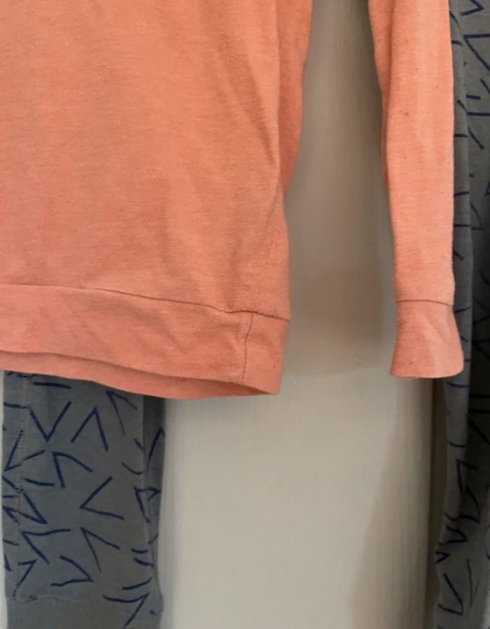 Pyjama couleur pêche et gris - photo numéro 4