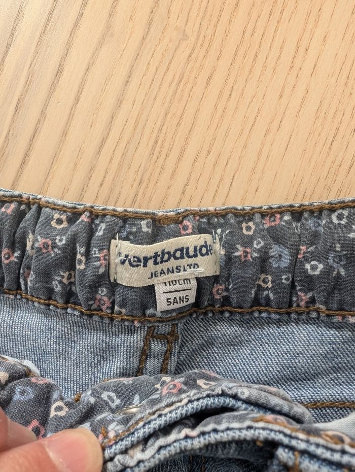 Short jean brodé Vertbaudet - photo numéro 2