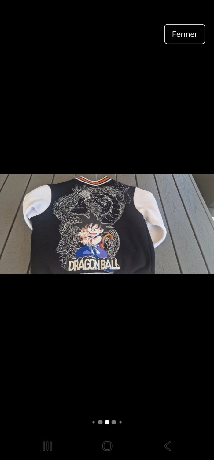 Veste dragon ball z - photo numéro 5