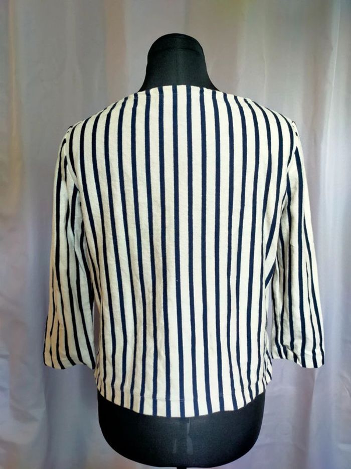 Pull marinière - Je suis une marinière – Petit Bateau – Femme – Taille M - photo numéro 4