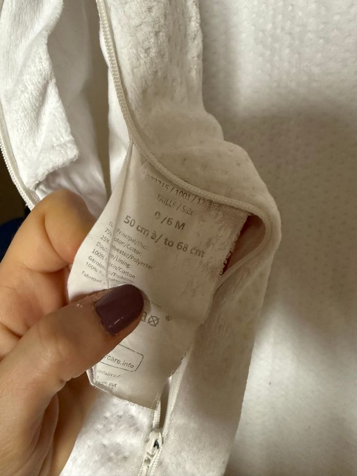 Gigoteuse épaisse 0-6 mois 50 à 68 cm - photo numéro 2