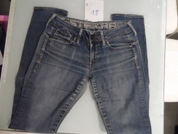 jeans g-star usée entre jambes taille 38 / 40