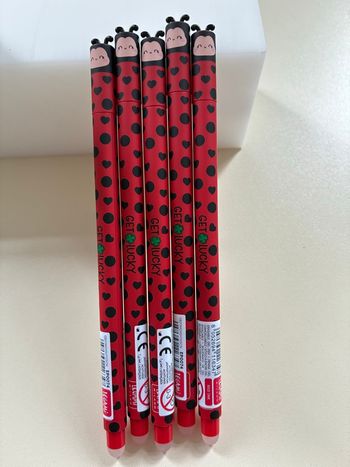 Stylos legami coccinelle