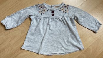 Tunique 2 boutons imprimé fleuri taille 3 mois