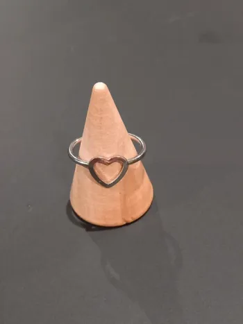 Bague coeur taille 16