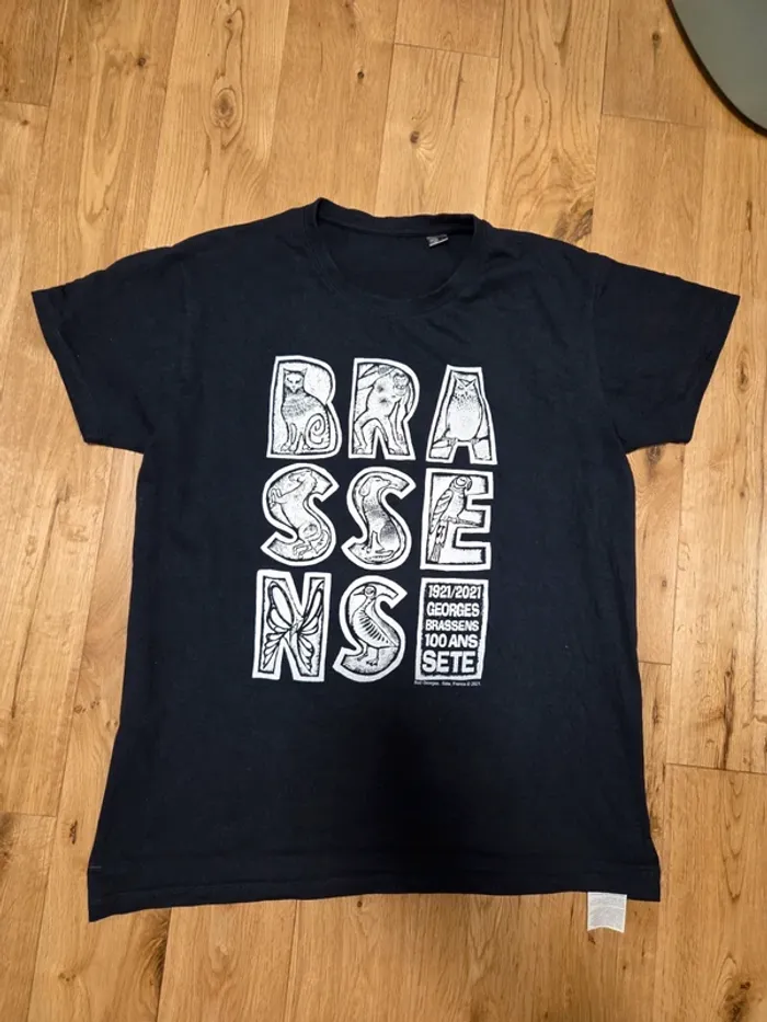Tshirt brassens Sète - photo numéro 3