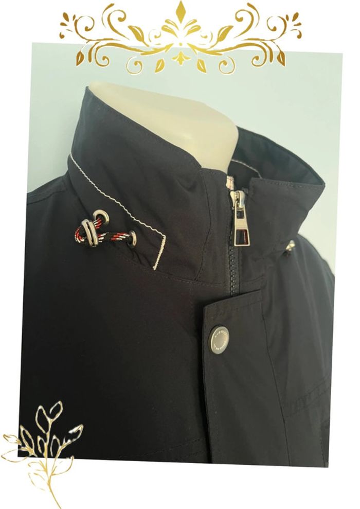 Veste Bleu Marine Bugatti - Sans Capuche, Fermeture Éclair + Bouton Pression 🧥 - photo numéro 3
