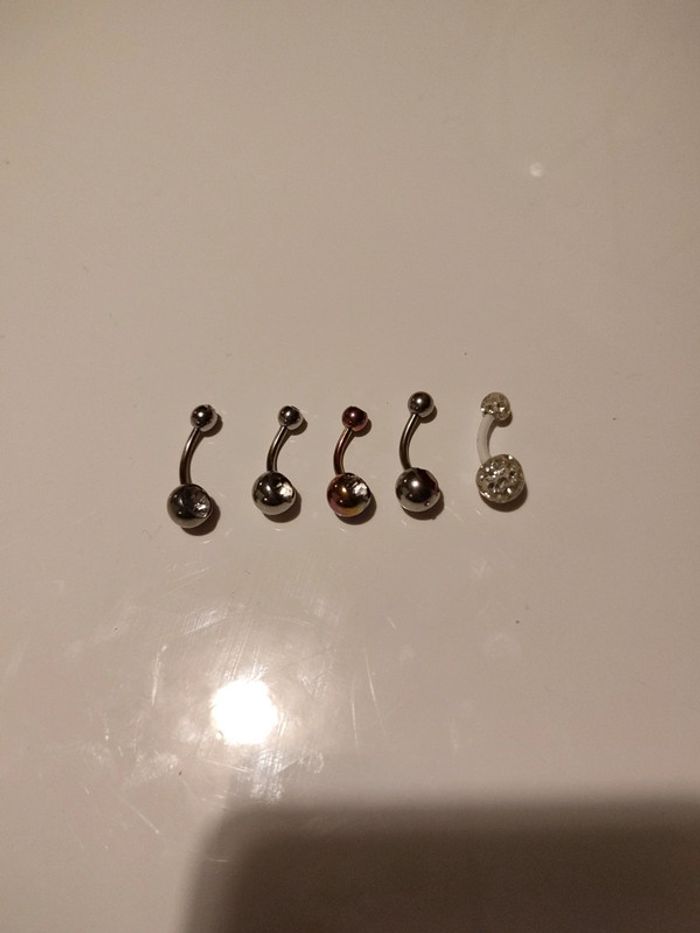 Piercing nombril boules - photo numéro 2