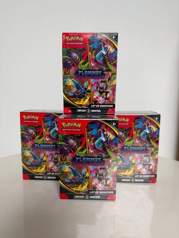 Pokémon : Booster Bundle ME02 - Flammes Fantasmagoriques - 6 Boosters - Neuf