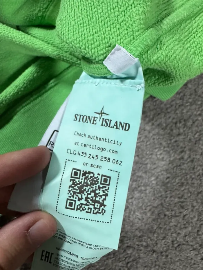 Sweat Stone island Vert - photo numéro 10
