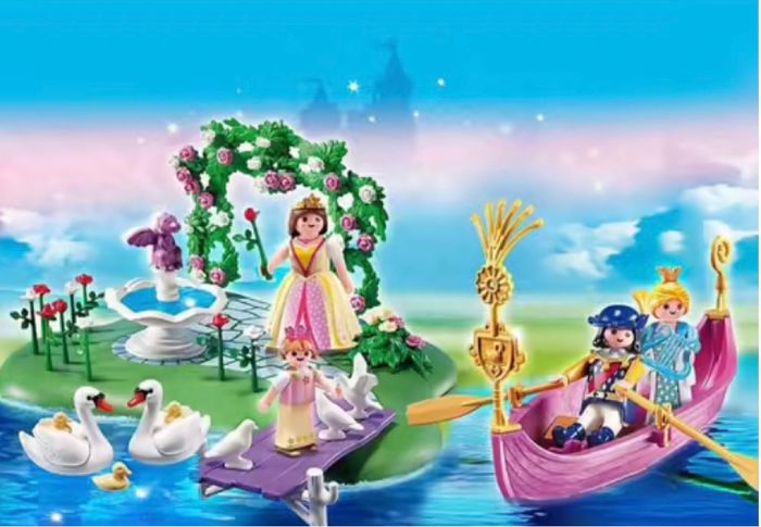 Playmobil 5456 Princess - Ilot Des Princesses Et Gondole - photo numéro 9